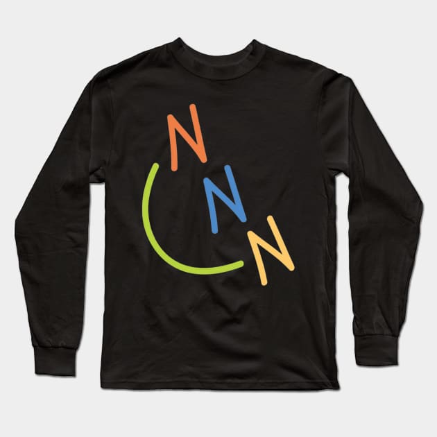 Triple N Logo Nanon Long Sleeve T-Shirt by FandRPrintables